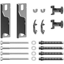 Wandkonsolen-Set kurz für Flachheizkörper/ Heizwand Wandabstand 60mm weiß - Kermi