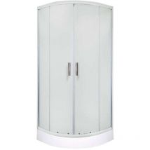 Malibu Duschwand + Duschwanne / 90 x 90 cm - Kerra