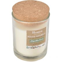 Kerze aus Sojawachs im Glas mit Korkdeckel eco, 8 x 10 cm