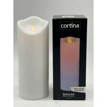 KERZE RP CORTINA 7 CMX17,5 CM / 16-23 WACHS WEISS OHNE BATTERIE/1 Stück