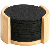 Untersetzer Filz/Bambus 12er Pack