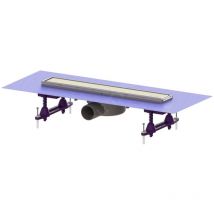 Kessel Linearis Compact - Caniveau de douche 65 cm, avec grille, acier inoxydable 45600.62M