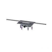 Kessel Linearis Infinity - Caniveau de douche 100 cm, avec grille, acier inoxydable brossé 45200.10