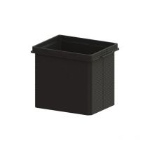 Rallonge 38.670 plastique, h = 183 mm noir - Kessel