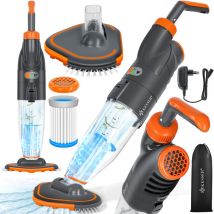 Kesser - Aspirateur de piscine avec batterie électrique Aspirateur de piscine à main Nettoyeur de piscine avec filtre & système à 2 vitesses Kit de