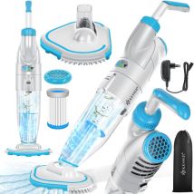 Kesser - Aspirateur de piscine avec batterie électrique Aspirateur de fond de piscine à main Nettoyeur de piscine avec filtre & système à 2 vitesses