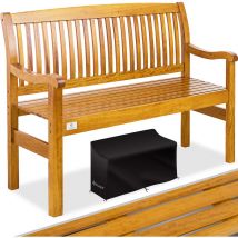 Kesser - Banc de jardin en bois Banc en bois résistant aux intempéries Banc de parc en bois massif Banc de balcon Banc de meubles de jardin pour