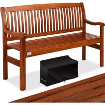 Kesser - Banc de jardin en bois Banc en bois résistant aux intempéries Banc de parc en bois massif Banc de balcon Banc de meubles de jardin pour