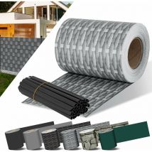 Pvc Bandes de protection visuelle Rouleau de clôture à double barreaux Opaque Résistant aux intempéries et au vent Film de clôture Protection