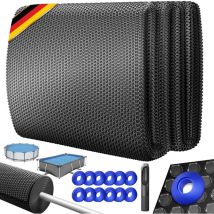 Bâche solaire pour piscine Bâche solaire épaisseur 120μm Bâche solaire découpable Bâche solaire pour piscine bâche solaire avec 1x pince à trous &