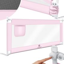 Kesser - barandilla de cama barandilla de cama para niños barandilla de cama para niños barandilla de cama para niños rosa / 180cm
