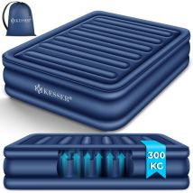 Matelas gonflable Lit gonflable avec pompe électrique intégrée Matelas gonflable surélevé intégré pour les personnes passant la nuit avec sac de
