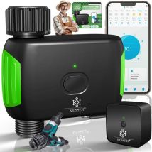 Kesser Commande d'arrosage avec wlan Wifi Ordinateur d'arrosage pour le jardin et le balcon Application d'arrosage automatique et commande vocale