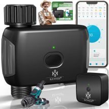 Kesser Commande d'arrosage avec wlan Wifi Ordinateur d'arrosage pour le jardin et le balcon Application d'arrosage automatique et commande vocale