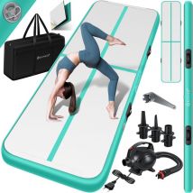 Kesser - Tapis de gymnastique Gonflable Airtrack Tapis de fitness Tapis de gymnastique 3/4/5/6m Sac de transport & pompe à air électrique inclus