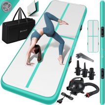 Kesser - Tapis de gymnastique Gonflable Airtrack Tapis de fitness Tapis de gymnastique 3/4/5/6m Sac de transport & pompe à air électrique inclus
