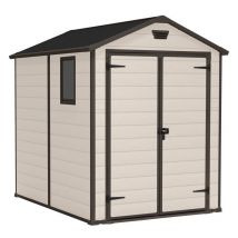 Abri de jardin en résine Keter MANOR 6x8 Beige