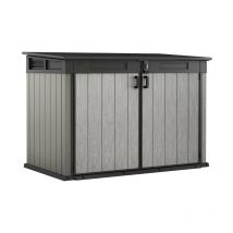 Coffre en résine Keter oakland brossium - 2100 l - Gris