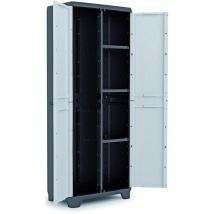 Armadio portascope linear cm. 68x39x173 h col. grigio/nero - Keter