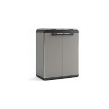 Keter - Split Cabinet Recycling Basic - Armario para recogida selectiva de residuos - ista 6 - 68X39X85H