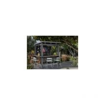 Bar gazebo gris de resina - Keter