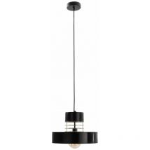 Keter Bossi Wire Dome Pendant Ceiling Light Gold, Black, 30cm, 1x E27