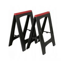 Keter - Caballete plegable, paquete doble, tamaño de 23 pulgadas