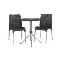 Jeu de bistro Chelsea Graphite 223562 Keter