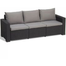 Keter Canapé 3 places CALIFORNIA Graphite