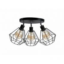Keter Foskal Ceiling Spotlight Clusters Black, 32cm, 3x E27