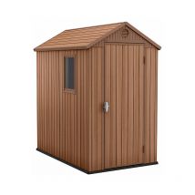 Darwin 6 x 4ft Shed - Brown - Keter