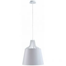 Keter Lea Dome Pendant Ceiling Light White, 38cm, 1x E27