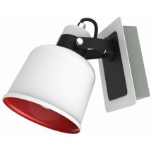 Keter Lighting - 1100 Pakos Spot simple Blanc, 12cm, 1x E14