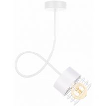 Keter Lighting - 1115 Atollo Slim Suspension Plafonnier Blanc, 25cm, 1x E27