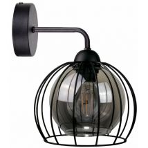 1476 Applique Solo Noir, 25cm, 1x E27 - Keter Lighting