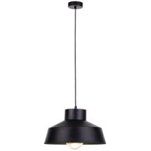 154 Plafoniera a sospensione Moon Dome nera, 34 cm, 1x E27 - Keter Lighting