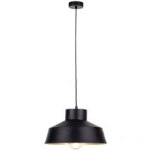 155 Plafoniera a sospensione Moon Dome nera, oro, 34 cm, 1x E27 - Keter Lighting