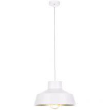 157 Plafoniera a sospensione Moon Dome bianca, oro, 34 cm, 1x E27 - Keter Lighting