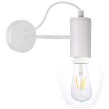 1802 Lampada da parete Maya bianca, 25 cm, 1x E27 - Keter Lighting