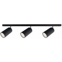Keter Lighting - 2086 Barre de spots pour plafond Eye Noir, 50cm, 3x GU10
