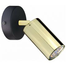 Keter Lighting - 2093 Eye Single Spot Noir, Or, 10cm, 1x GU10