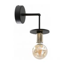 Keter Lighting - 410 Applique Saturn Dome Noir, 12cm, 1x E27
