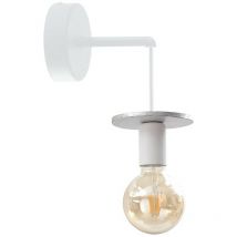 424 Lampada da parete Saturn argento, 12 cm, 1x E27 - Keter Lighting