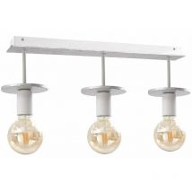 427 Saturno Barra Foco de Techo Plata, 60cm, 3x E27 - Keter Lighting