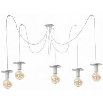 Keter Lighting - 430 Suspension Saturn Cluster Argent, 5x E27