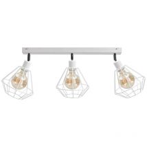 463 Foskal Faretto da Soffitto Bar Bianco, 65 cm, 3x E27 - Keter Lighting
