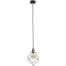 Keter Lighting - 490 Ruben Wire Frame Suspension Plafonnier Or, 22cm, 1x E27