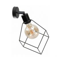 496 Ruben Aplique Negro, 22cm, 1x E27 - Keter Lighting
