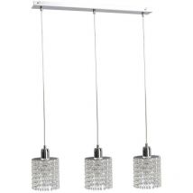 538 Diament Bar Sospensione Plafoniera Sospensione Goccioline, 60 cm, 3x E27 - Keter Lighting