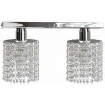 Keter Lighting - 539 Diament Twin Deckenstrahler Hanging Droplets, 50cm, 2x E27